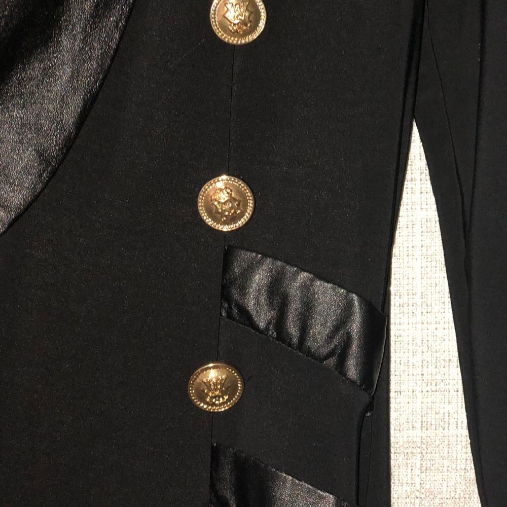 Tuxedo all in one pantsuit